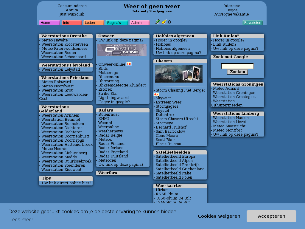 Extreem Weer Startpagina
