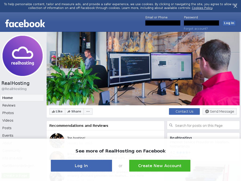 Realhosting Facebook