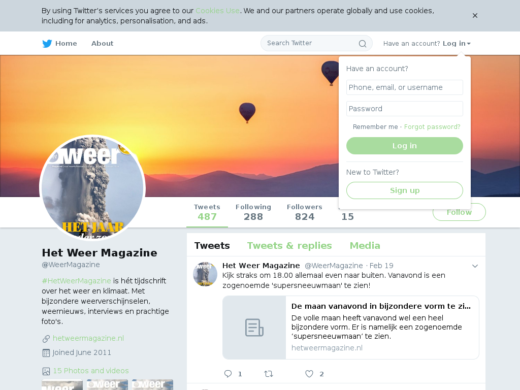 Het Weer Magazine Twitter