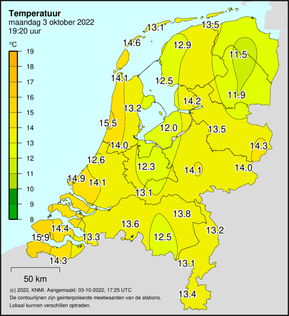 Weerkaart