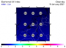 UV index morgen